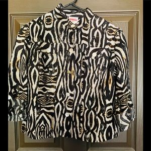 4/25 Ruby Rd. Favorites petite blouse size 4P